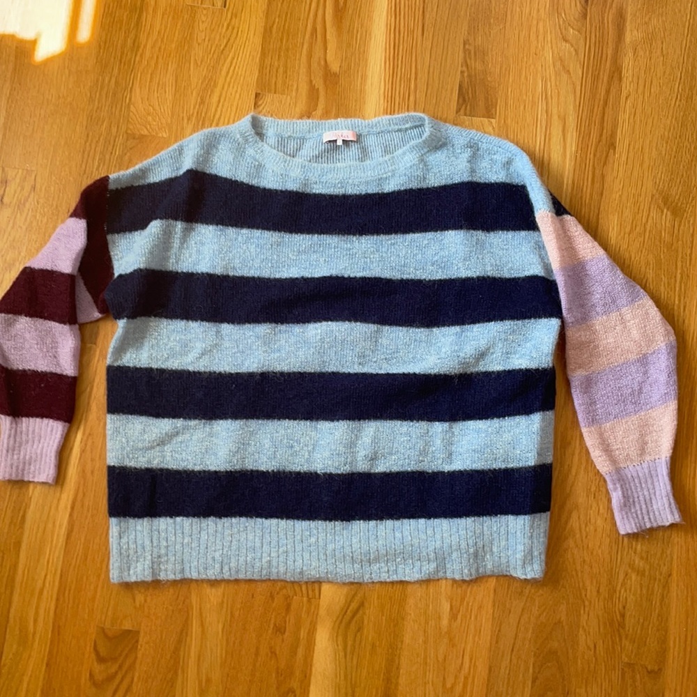 PARKER cozy fall striped sweater! Size small